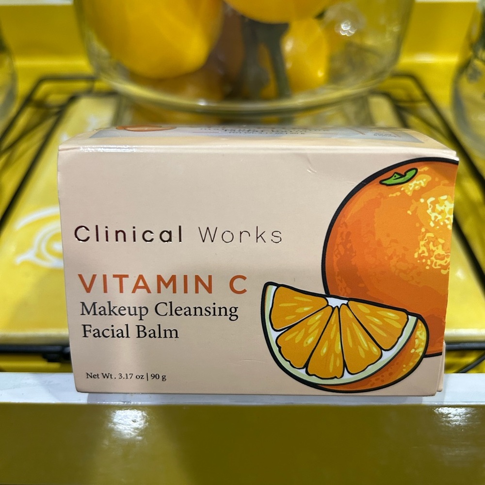 💥New Clinical Works Vitamin C Makeup Cleansing Facial Balm